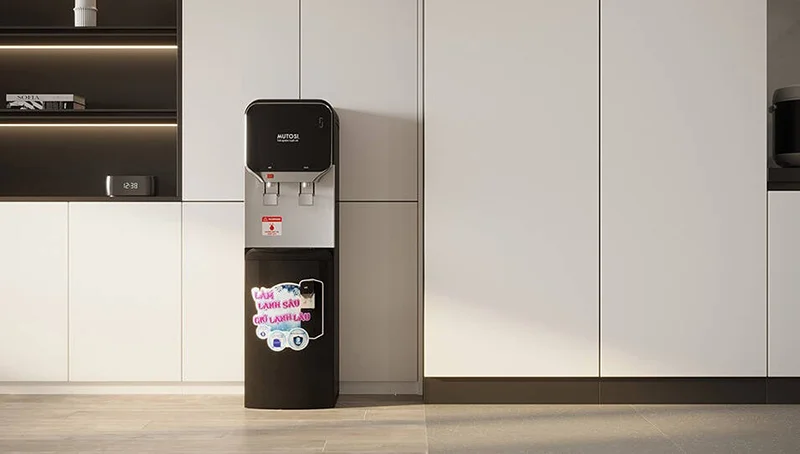 Cây nước nên đặt cách tường từ 10 - 20cm để tản nhiệt tốt hơn