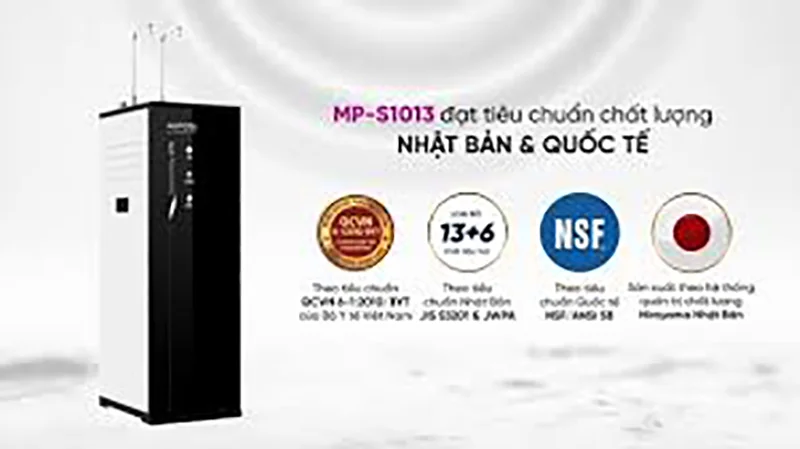 Máy lọc nước thương hiệu Mutosi được đánh giá cao về chất lượng màng lọc sản xuất theo tiêu chuẩn Nhật Bản