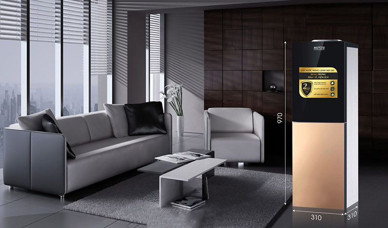 Chiều ngang sản phẩm MD-203 chỉ 31cm giúp tiết kiệm không gian văn phòng