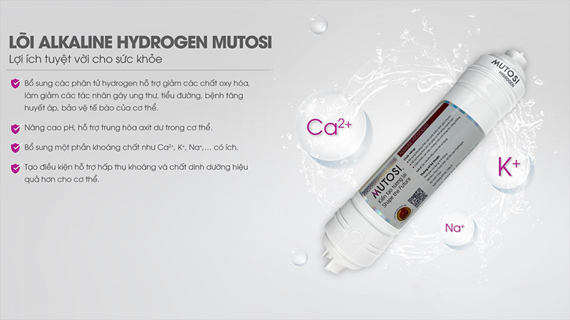 Chức năng vượt trội của lõi lọc Alkaline Hydrogen
