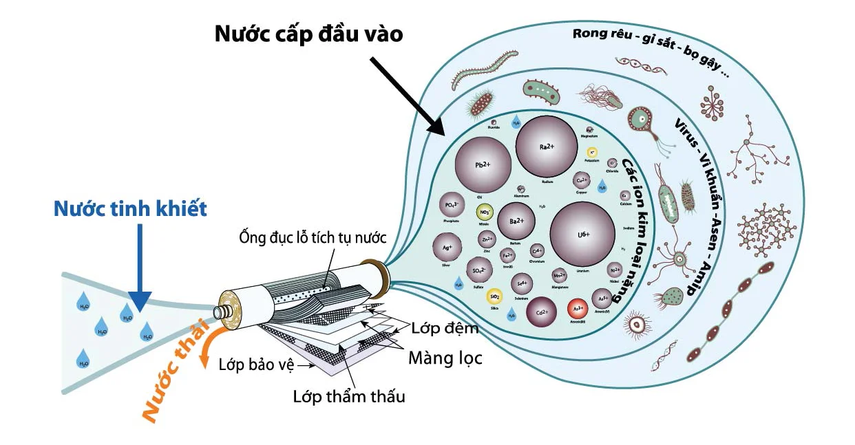 Công nghệ lọc nước RO qua nghiên cứu và kiểm chứng thực tế cho thấy khả năng lọc nước hiệu quả