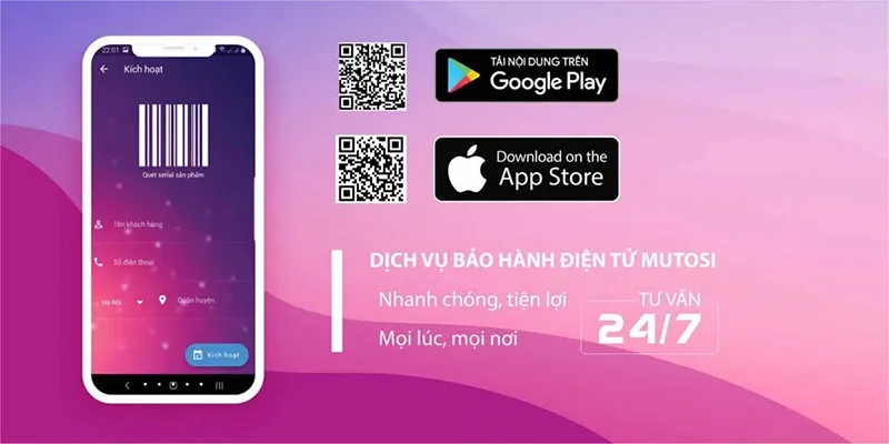Dịch vụ bảo hành điện tử Mutosi tư vấn 24/7, nhanh chóng tiện lợi cho khách hàng