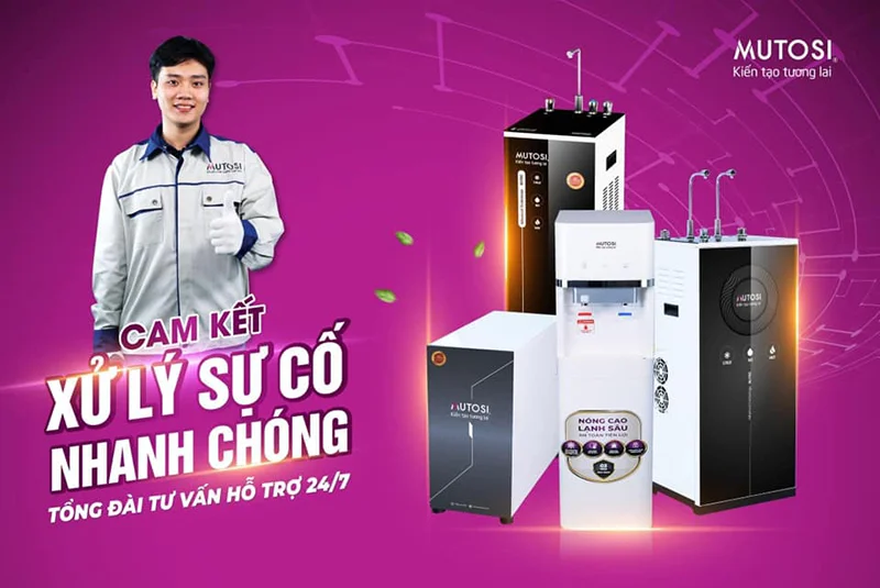 Đội ngũ kỹ thuật viên Mutosi luôn sẵn sàng hỗ trợ quý khách hàng