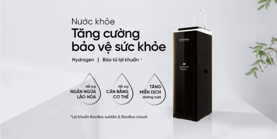 Dòng máy lọc nước Mutosi Pro mang tới nguồn nước khỏe chuẩn Nhật giúp bảo vệ và nâng cao sức khỏe người dùng