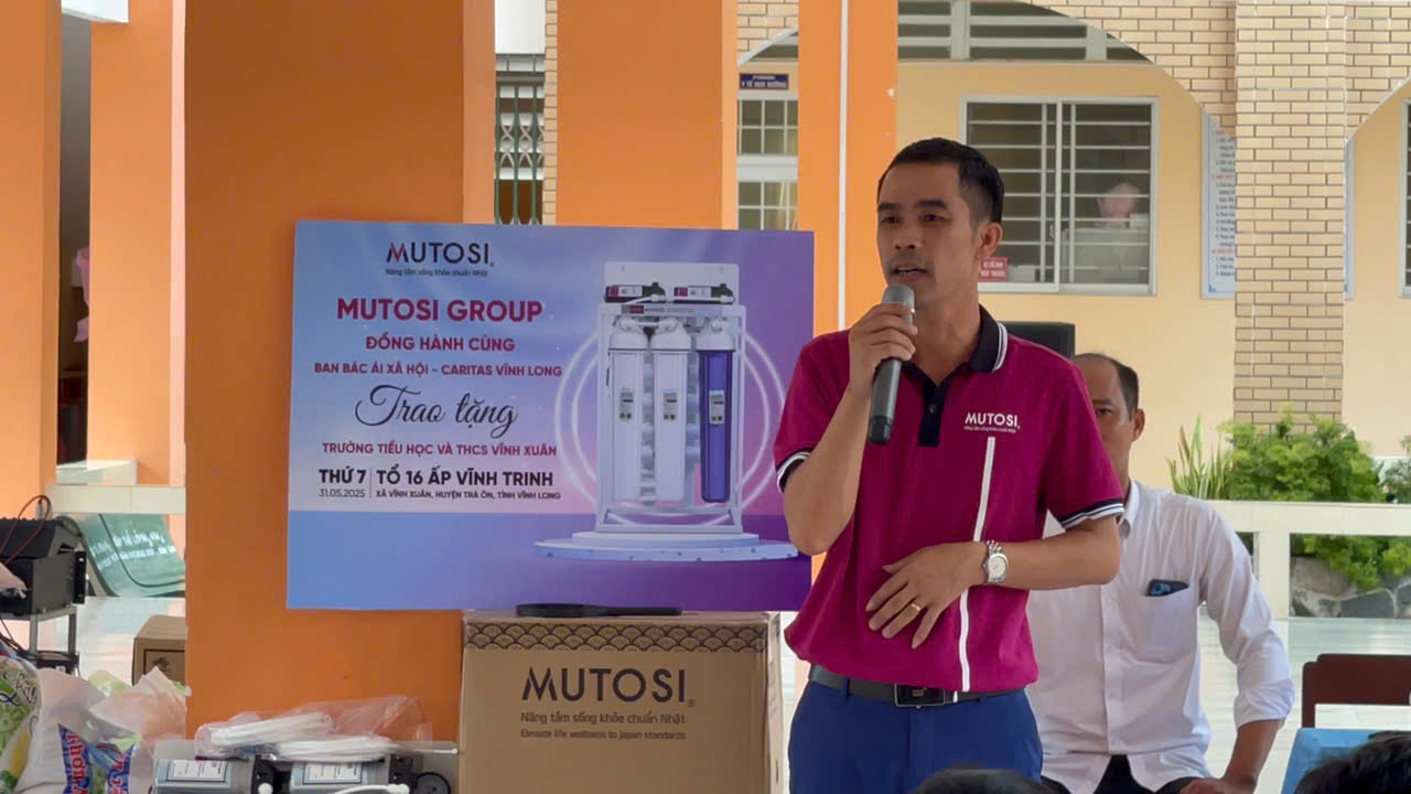 Giải pháp máy lọc nước tiên tiến mang nước sạch đến mọi miền đất nước cùng Mutosi