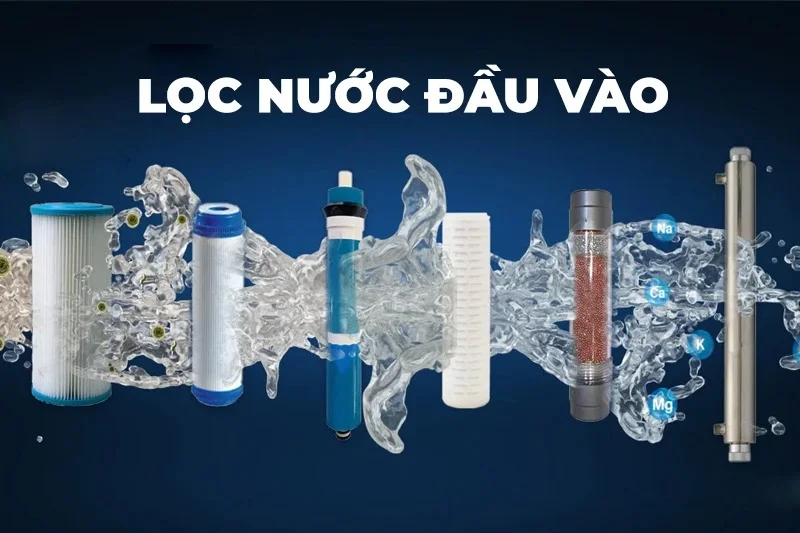 Hệ thống lọc hoạt động mạnh mẽ loại bỏ chất có hại và cung cấp nguồn nước sạch an toàn