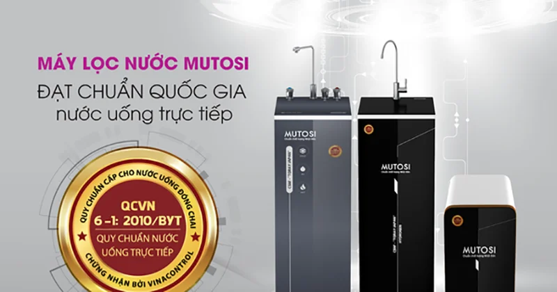 Công nghệ lọc hiện đại đạt chuẩn