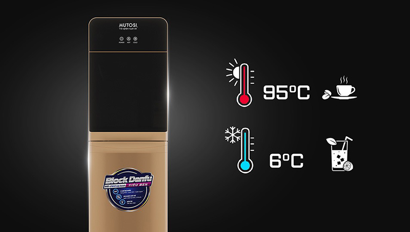 Khả năng cung cấp nước nóng lên đến 95 độ