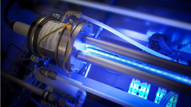 Disinfection is one of the important steps to ensure the output water has high purity.