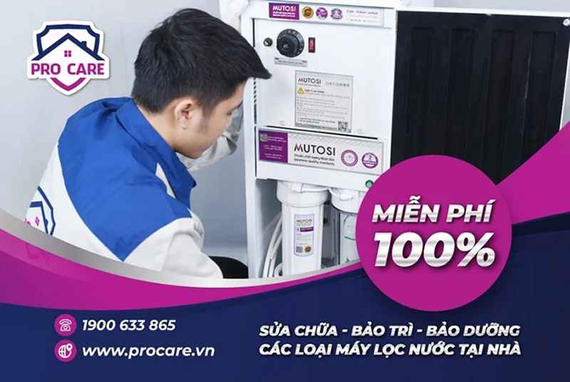 Contact Pro Care water purifier repair service from Mutosi for quick support.