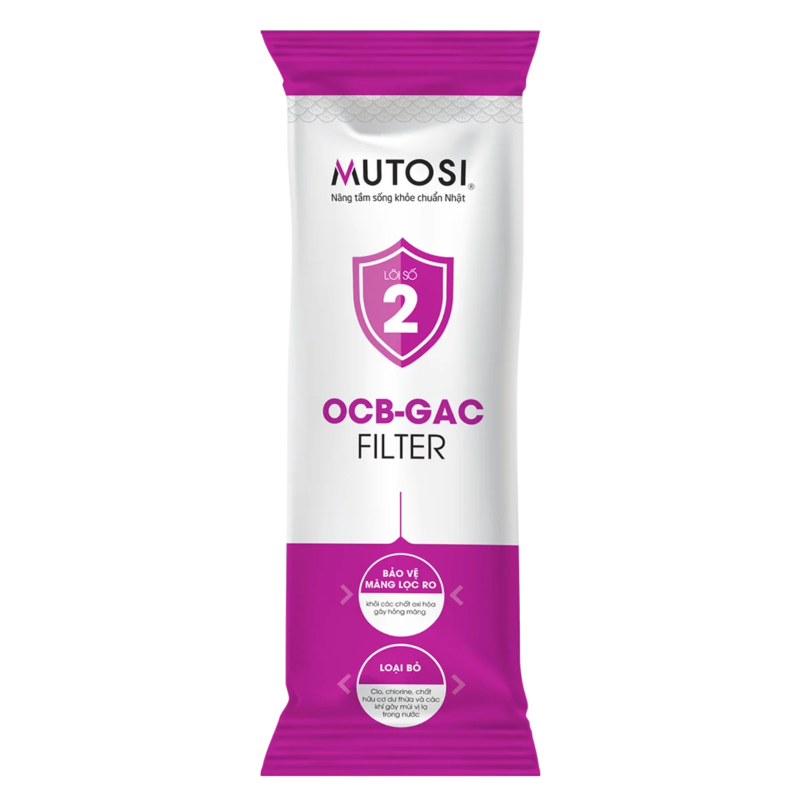 Lõi lọc số 2 - Lõi đúc OCB-GAC nối nhanh