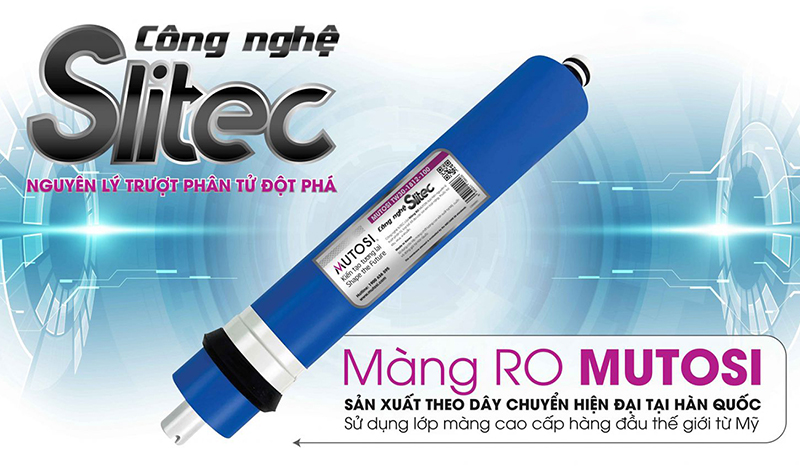 Lõi lọc Mutosi Slitec được cấp chứng nhận NSF công nhận loại bỏ được các chất gây hại