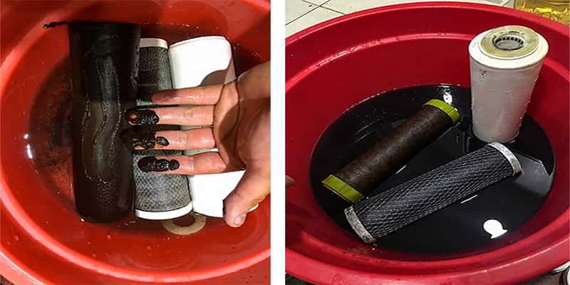 Màng RO khi bị tắc nghẽn thường chuyển sang màu đen và xuất hiện cặn bẩn