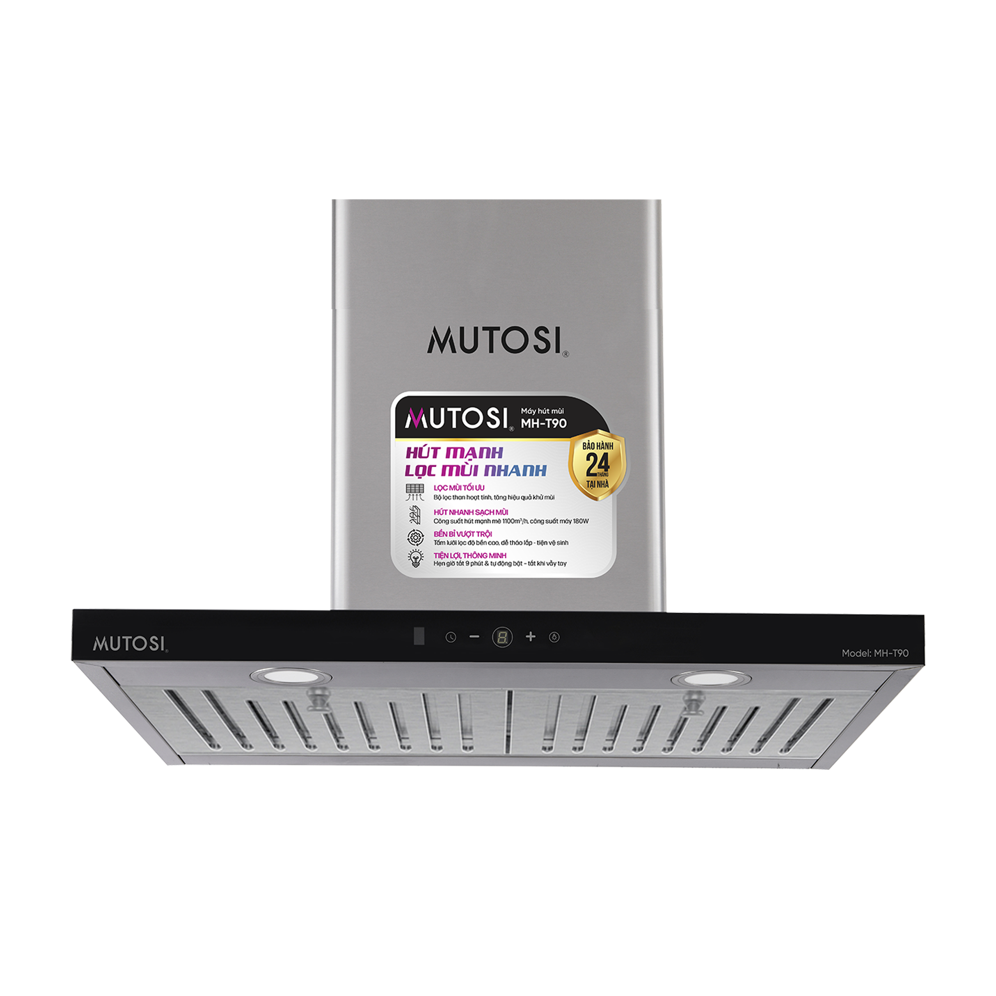 Máy hút mùi MUTOSI MH-T90 Máy hút mùi MUTOSI MH-T90
