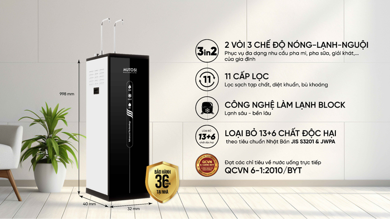 10+ máy lọc nước 3 chế độ Nóng Lạnh Nguội được yêu thích nhất