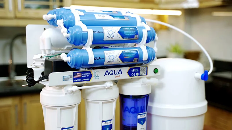 Máy lọc nước Aqua Lead 8 cấp tiện ích cho người sử dụng 