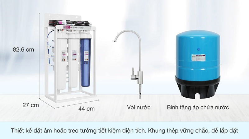 Máy lọc nước bán công nghiệp Mutosi công suất 50L/h