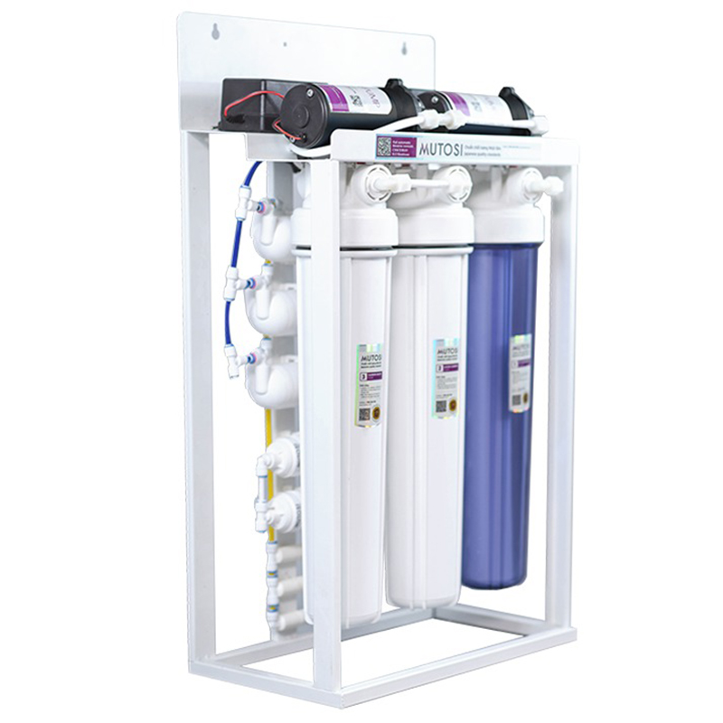 Máy lọc nước bán công nghiệp MUTOSI MP-50 có khả năng tiếp nhận tất cả các loại nguồn nước đầu vào