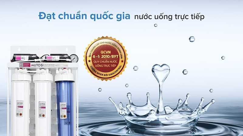 Máy lọc nước bán công nghiệp Mutosi công suất lọc lớn được là sự lựa chọn hàng đầu của nhiều doanh nghiệp.