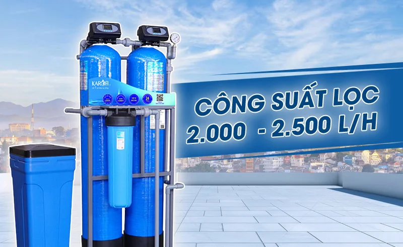 Máy lọc nước đầu nguồn Karofi KTF-222C