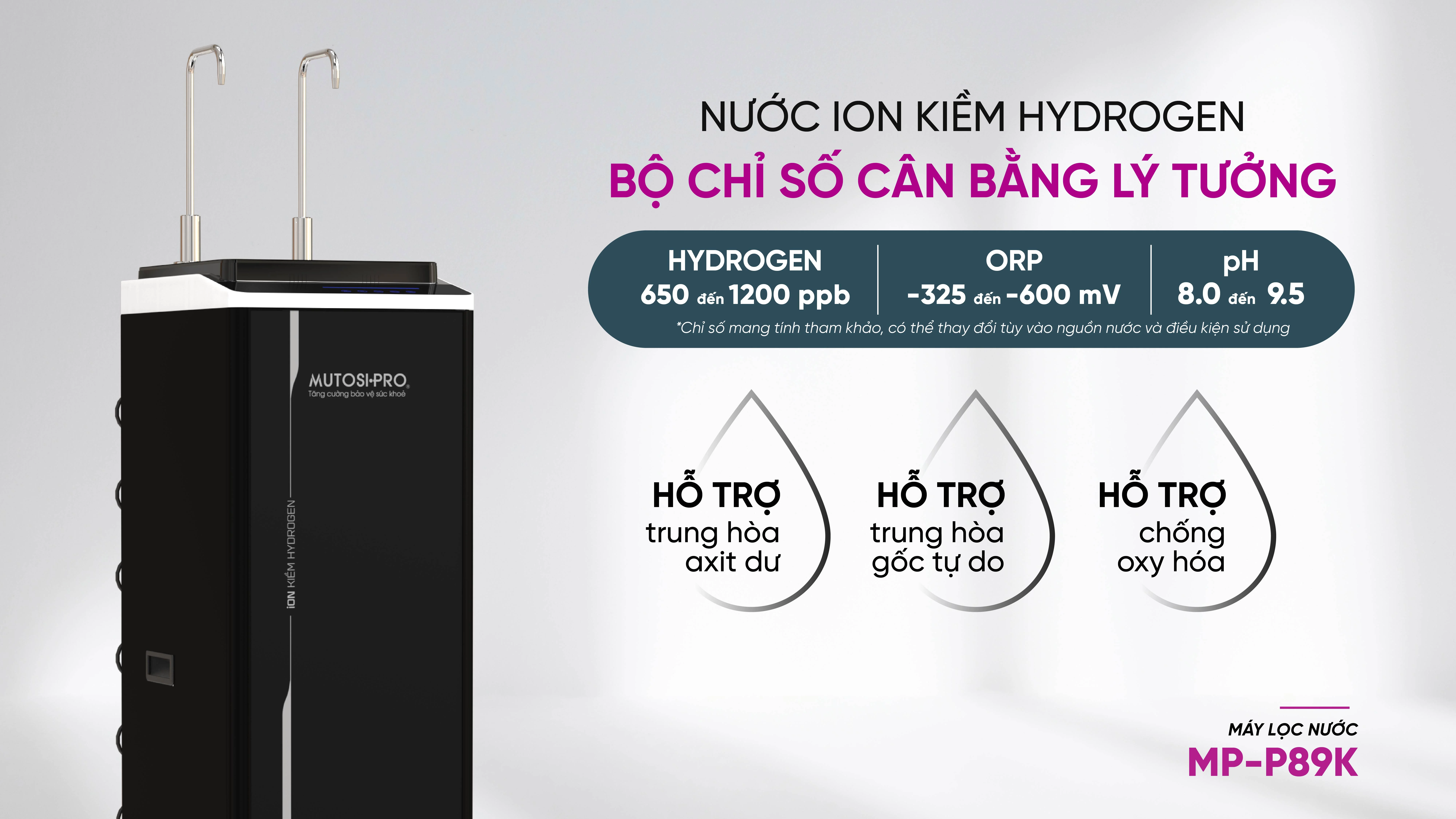may-loc-nuoc-dien-giai-ion-kiem-hydrogen-nong-lanh-nguoi-mutosi-mp-p89k