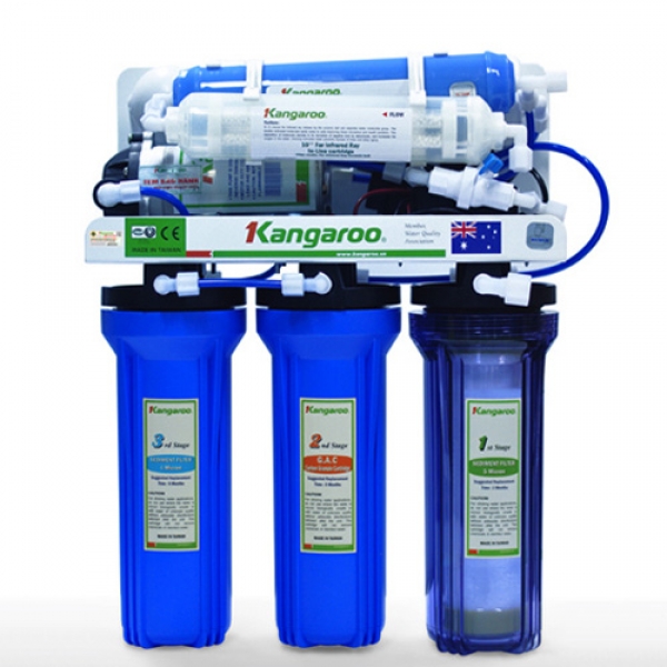Máy lọc nước Kangaroo 6 lõi không vỏ tủ KG103