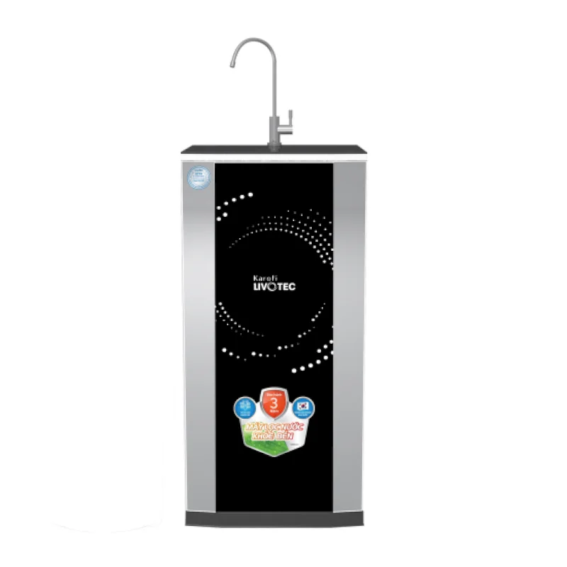 Máy lọc nước Karofi Livotec 512: Mặt kính cường lực sang trọng, an toàn cho gia đình bạn