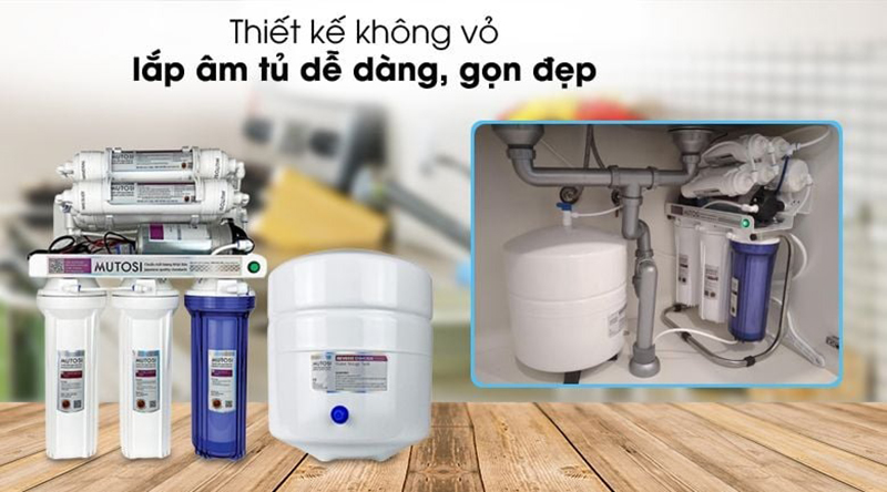 Máy lọc nước không tủ 8 lõi Mutosi MP - 281 mang đến trải nghiệm tuyệt vời