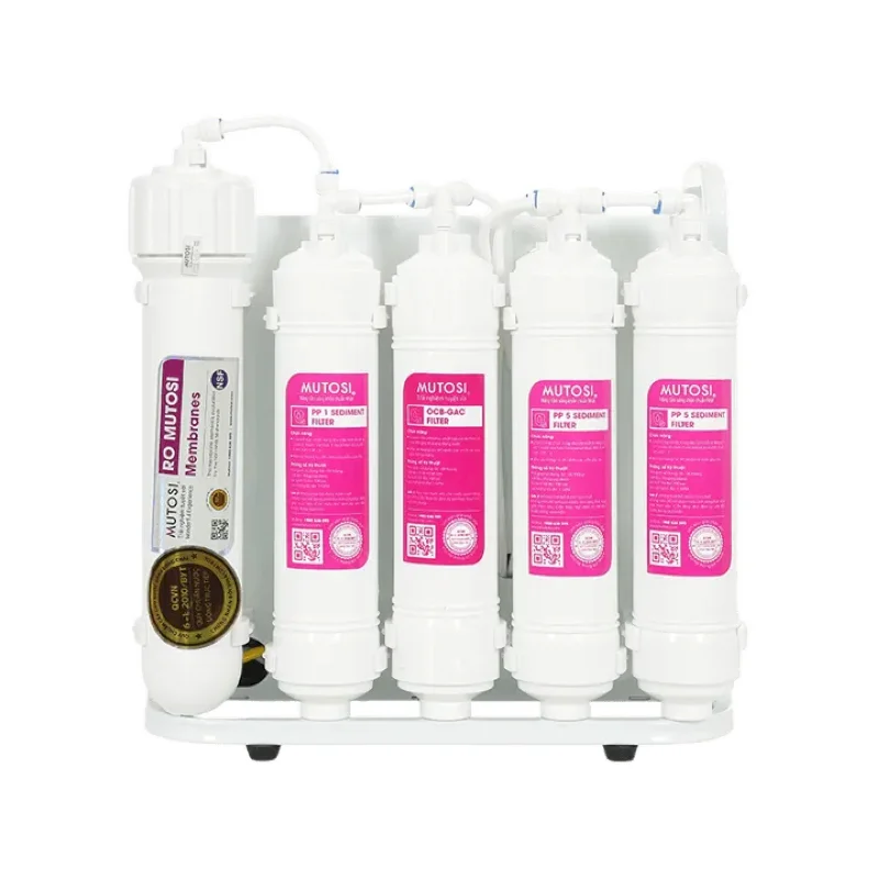 Máy lọc nước không tủ Mutosi MP-1101 cung cấp gấp đôi khoáng chất với lõi Khoáng đá và Bio Ceramic