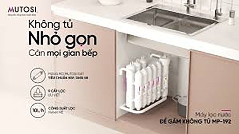 Ưu điểm của máy lọc nước không vỏ tủ