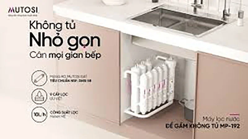 Ưu điểm của máy lọc nước không vỏ tủ
