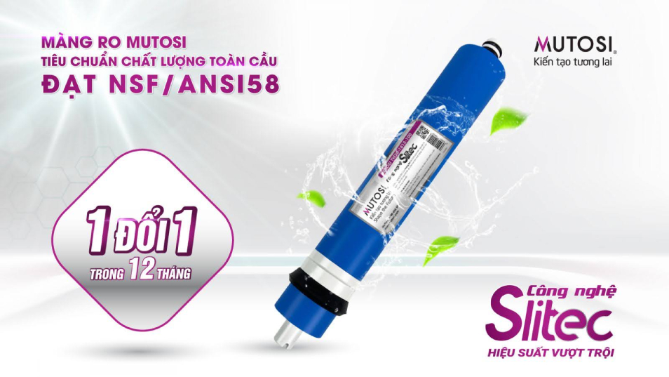 Máy lọc nước Mutosi 9 lõi hiện đại đảm bảo sức khỏe người dùng