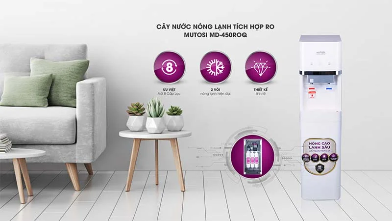 Máy lọc nước Mutosi là người bạn đồng hành cùng cả gia đình