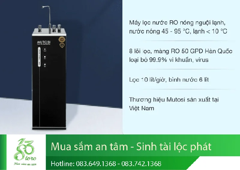 giải pháp máy lọc nước nóng - nguội