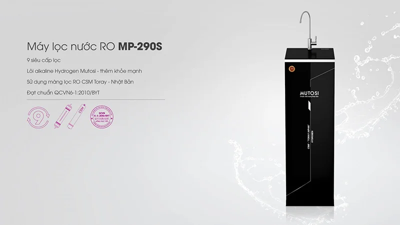 Bạn có thể đặt máy lọc nước Ro MP-290S ngay trong không gian phòng khách gia đình