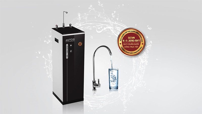 Chất lượng nguồn nước qua máy lọc nước RO Mutosi đạt tiêu chuẩn QCVN6-1:2010/BYT