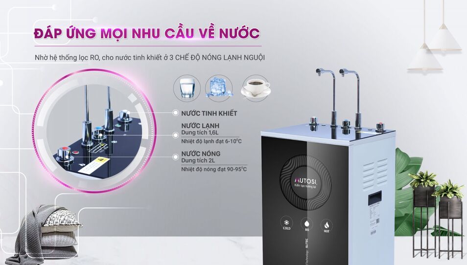 TOP 5+ Máy lọc nước RO đa chức năng nóng lạnh nguội bán chạy