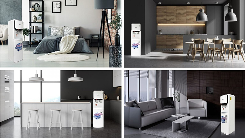 MD- 250 có hai màu đen trắng để khách hàng lựa chọn theo kiến trúc văn phòng của mình