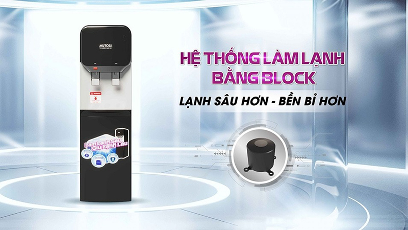 MD -250BK có khả năng làm lạnh sâu hơn nhờ Block Danfu chất lượng