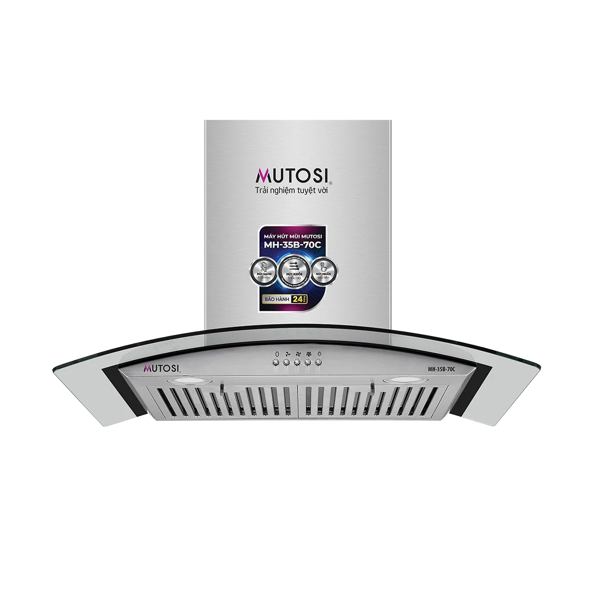 Máy hút mùi MUTOSI MH-35B-70C Máy hút mùi MUTOSI MH-35B-70C