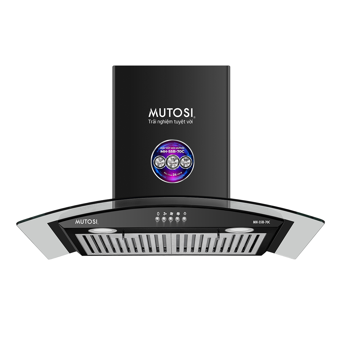 Máy hút mùi MUTOSI MH-55B-70C Máy hút mùi MUTOSI MH-55B-70C