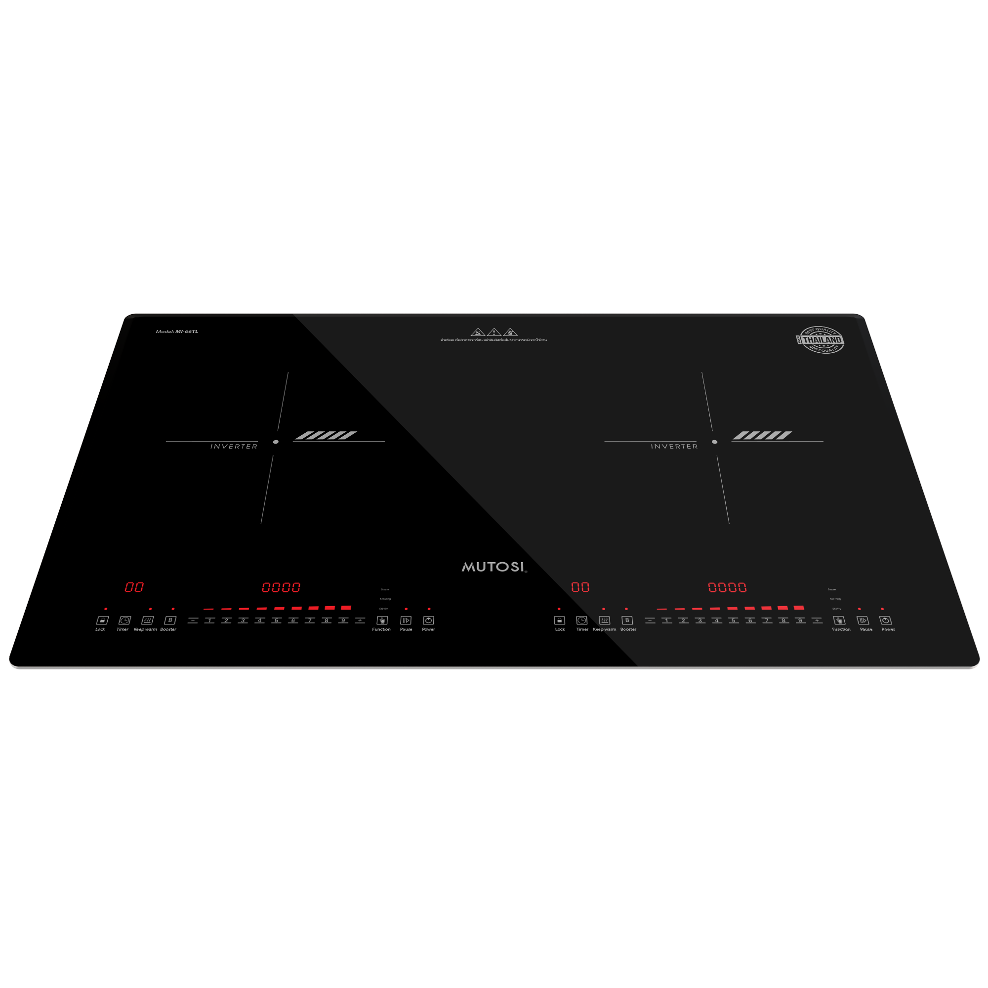Bếp từ đôi Mutosi MI-66TL (Made in Thailand)