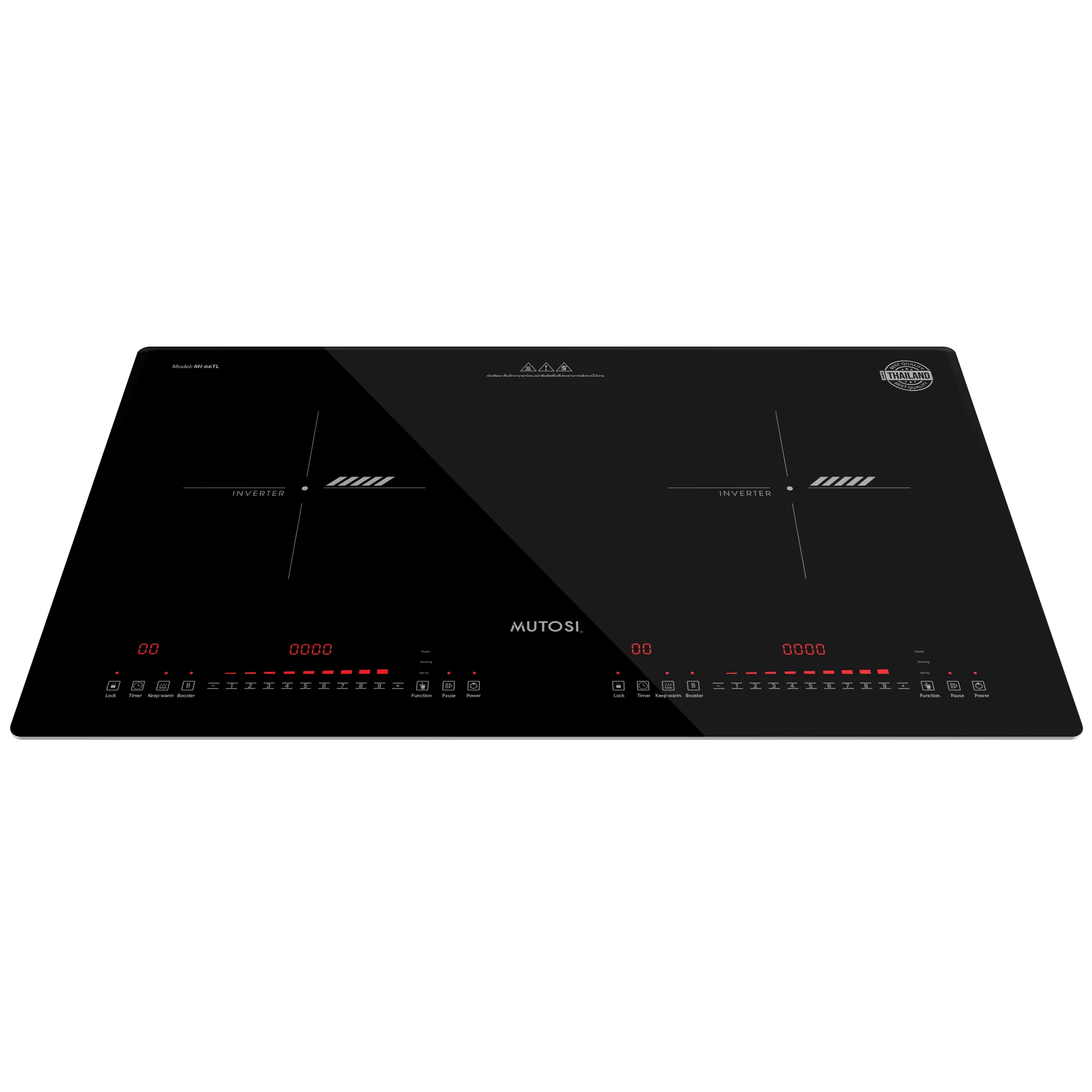Bếp từ đôi Mutosi MI-66TL (Made in Thailand)