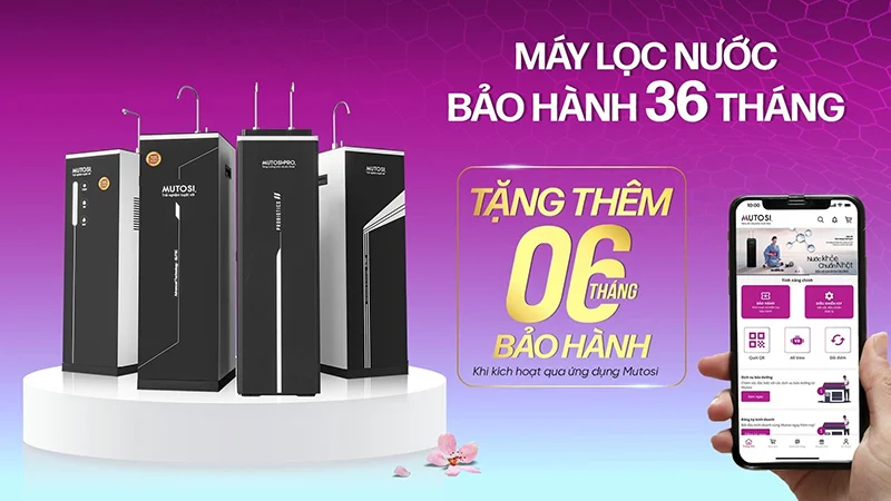 Mutosi bảo hành chính hãng quyền lợi của khách hàng lên tới 36 tháng