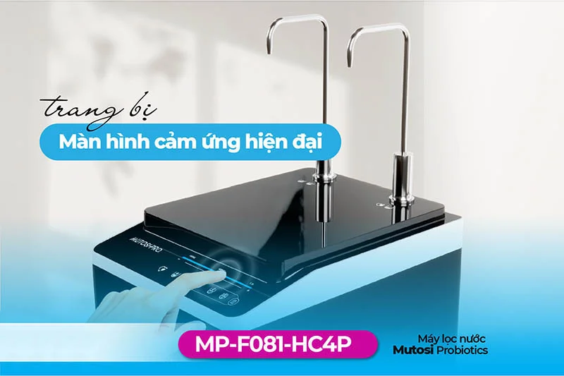 Máy lọc nước Mutosi Probiotics MP-F081-HC4P thiết kế đẹp mắt phù hợp không gian sống hiện đại