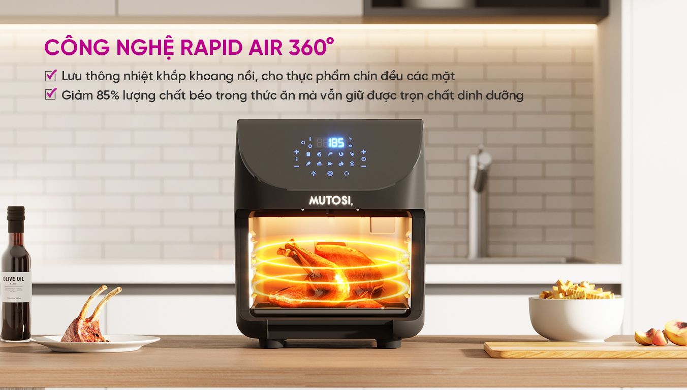 Nồi chiên không dầu Mutosi MF-T891
