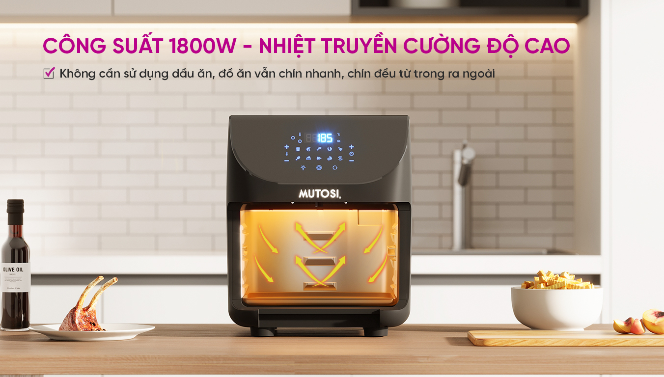 Nồi chiên không dầu Mutosi MF-T891