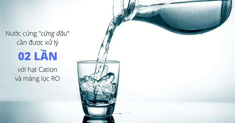 Nước cứng, nước nhiễm kim loại làm giảm tuổi thọ của màng lọc