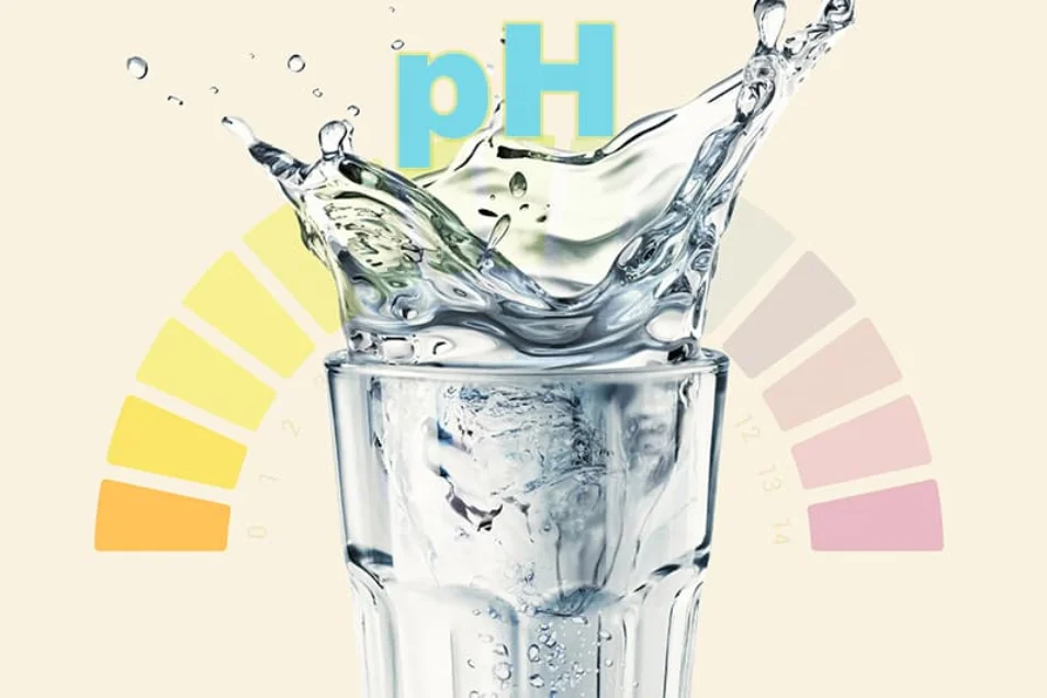Alkaline water usually has a pH > 7.0 with many health benefits.