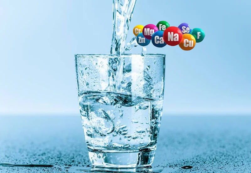 Alkaline water (pH.8.0) contains many minerals that are good for the body.